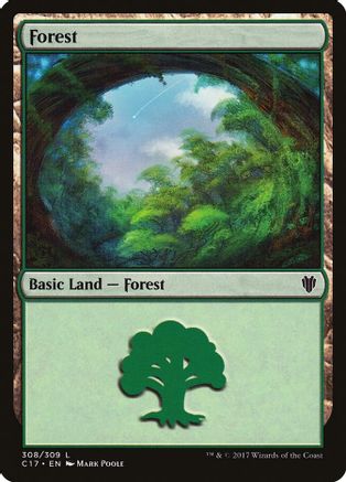 Forest (308) - Commander 2017 - L - 308