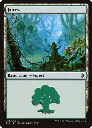 Forest (266) - Throne of Eldraine - L - 266