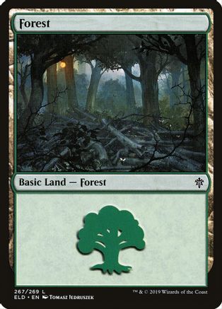 Forest (267) - Throne of Eldraine - L - 267