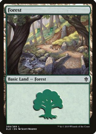 Forest (268) - Throne of Eldraine - L - 268