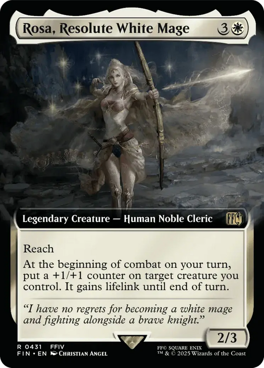 Rosa, Resolute White Mage (Extended Art) - FINAL FANTASY - R - 431