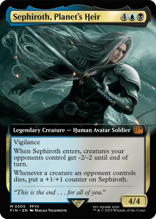 Sephiroth, Planet's Heir (Extended Art) - FINAL FANTASY - M - 505