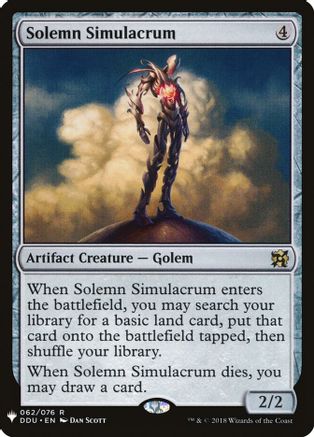 Solemn Simulacrum - Mystery Booster Cards - R - 62
