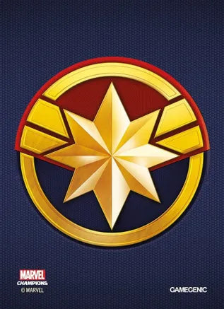 Marvel Champions - Captain Marvel Card Sleeves (50ct.) Standard