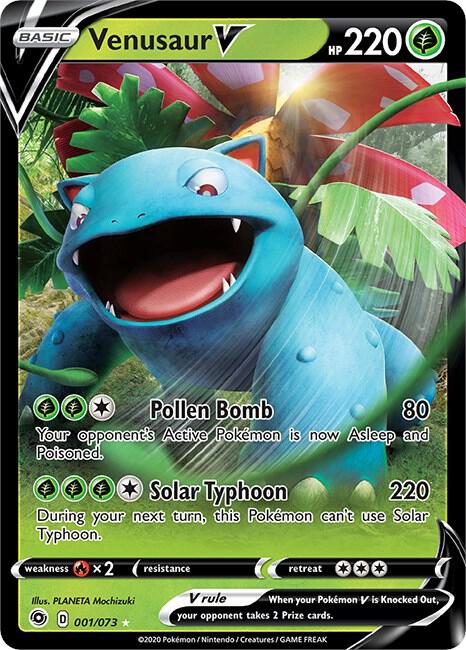 Venusaur V - Champion's Path - Ultra Rare - 01/73