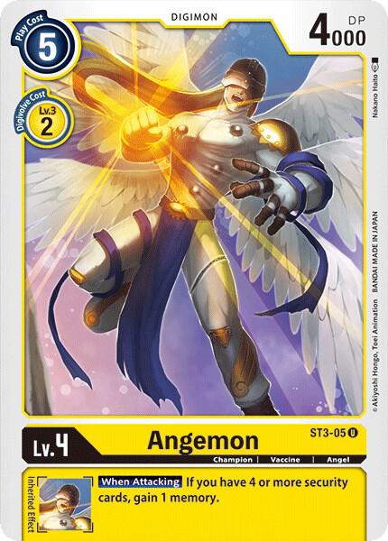 Angemon - Starter Deck 03: Heaven's Yellow - Uncommon - ST3-05 U