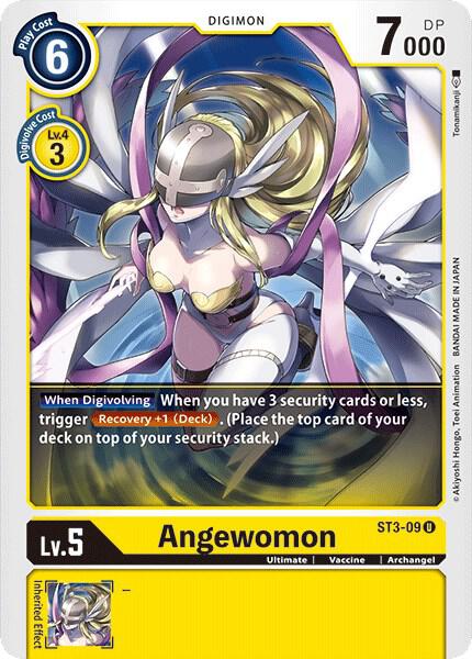 Angewomon - Starter Deck 03: Heaven's Yellow - Uncommon - ST3-09 U