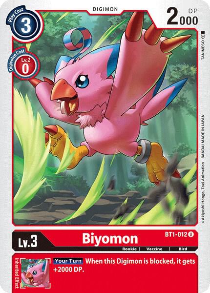 Biyomon - BT1-012 - Release Special Booster - Uncommon - BT1-012 U