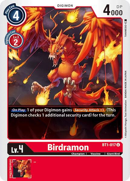 Birdramon - BT1-017 - Release Special Booster - Uncommon - BT1-017 U