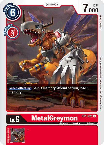 MetalGreymon - BT1-021 - Release Special Booster - Uncommon - BT1-021 U