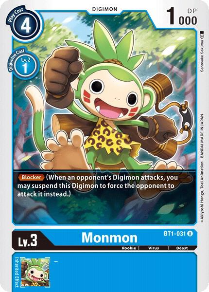 Monmon - Release Special Booster - Uncommon - BT1-031 U