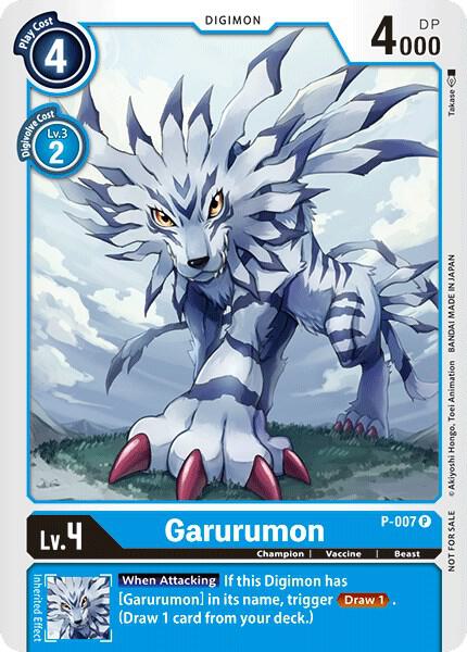 Garurumon - P-007 - Digimon Promotion Cards - Promo - P-007 P