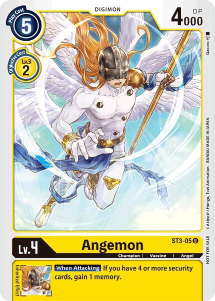 Angemon - ST3-05 (Tamer Party Promo) - Starter Deck 03: Heaven's Yellow - Promo - ST3-05 U