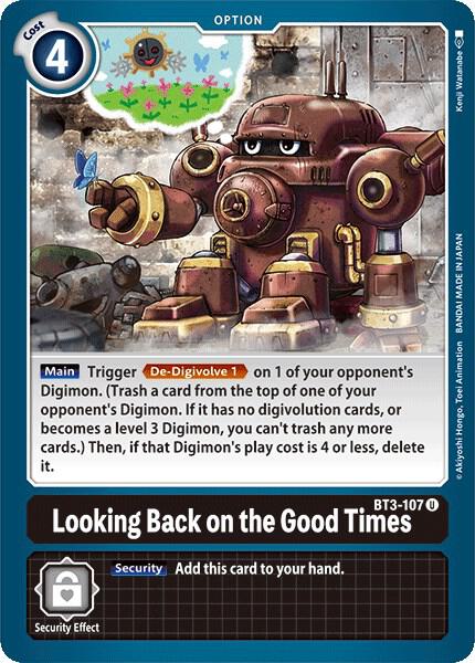 Looking Back on the Good Times - Release Special Booster - Uncommon - BT3-107 U