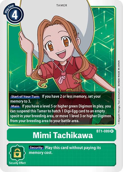 Mimi Tachikawa - BT1-089 - Release Special Booster - Rare - BT1-089 R