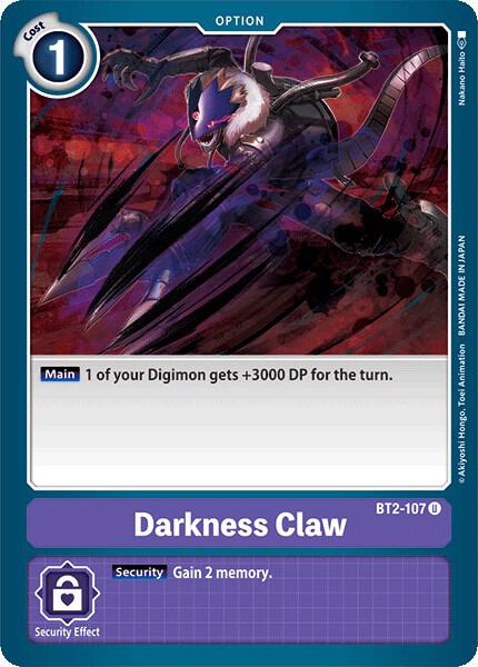 Darkness Claw - Release Special Booster - Uncommon - BT2-107 U