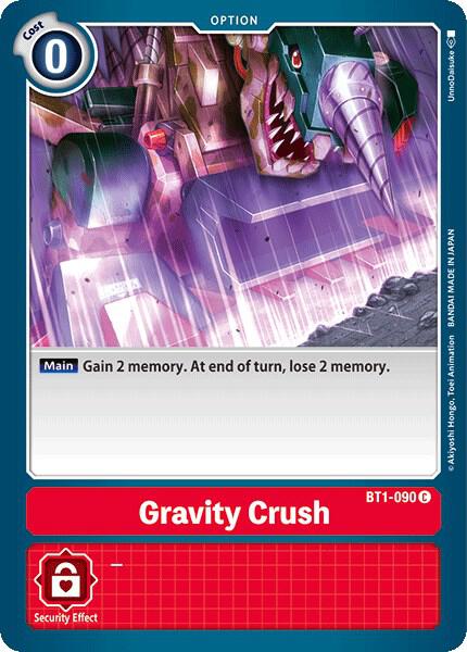 Gravity Crush - Release Special Booster - Common - BT1-090 C