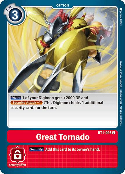 Great Tornado - Release Special Booster - Common - BT1-093 C