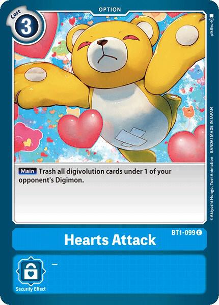 Hearts Attack - Release Special Booster - Common - BT1-099 C