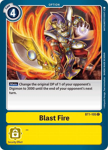 Blast Fire - Release Special Booster - Common - BT1-105 C