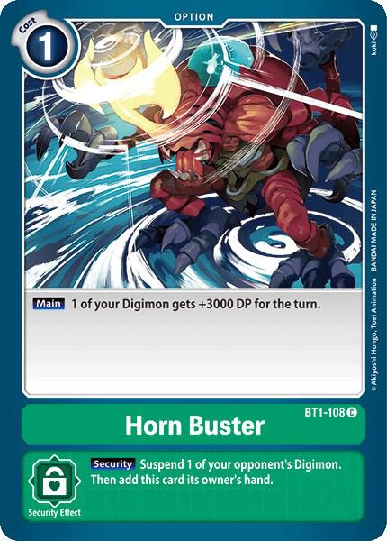 Horn Buster - Release Special Booster - Common - BT1-108 C