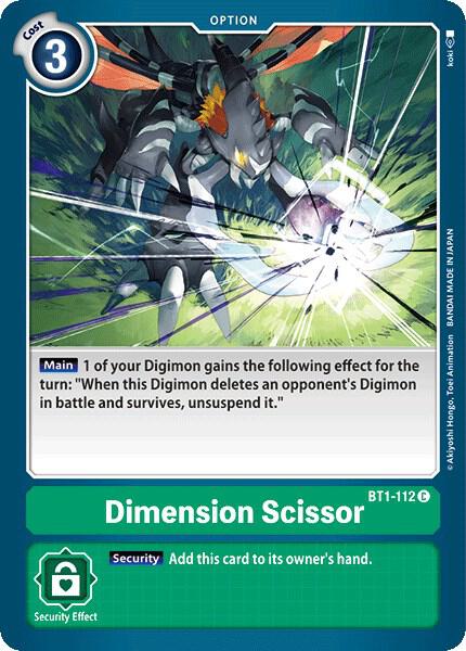 Dimension Scissor - Release Special Booster - Common - BT1-112 C