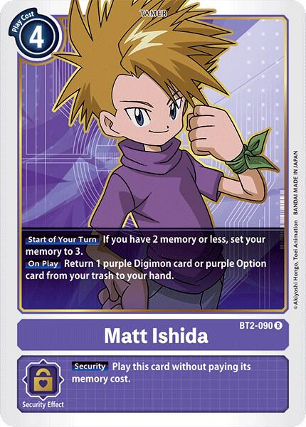 Matt Ishida - BT2-090 - Release Special Booster - Rare - BT2-090 R