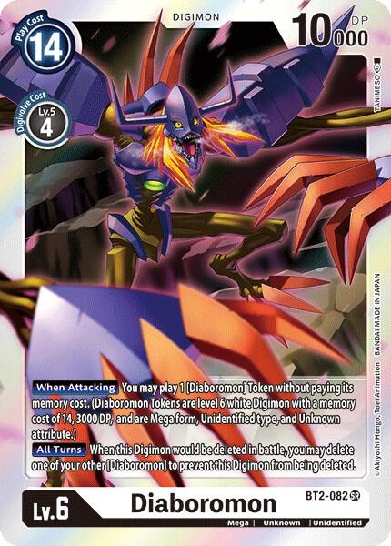 Diaboromon - Release Special Booster - Super Rare - BT2-082 SR