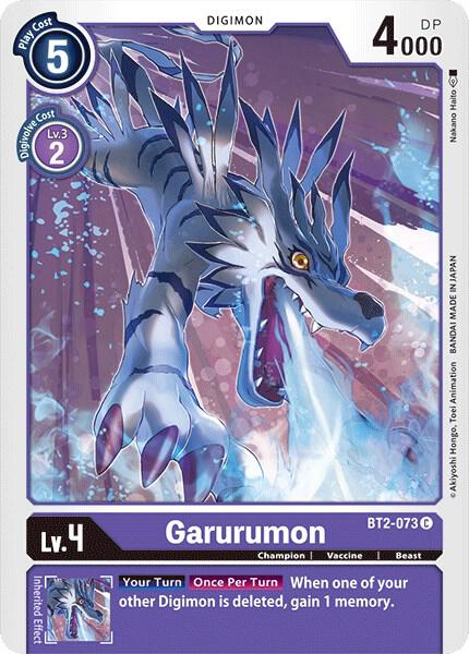 Garurumon - BT2-073 - Release Special Booster - Common - BT2-073 C