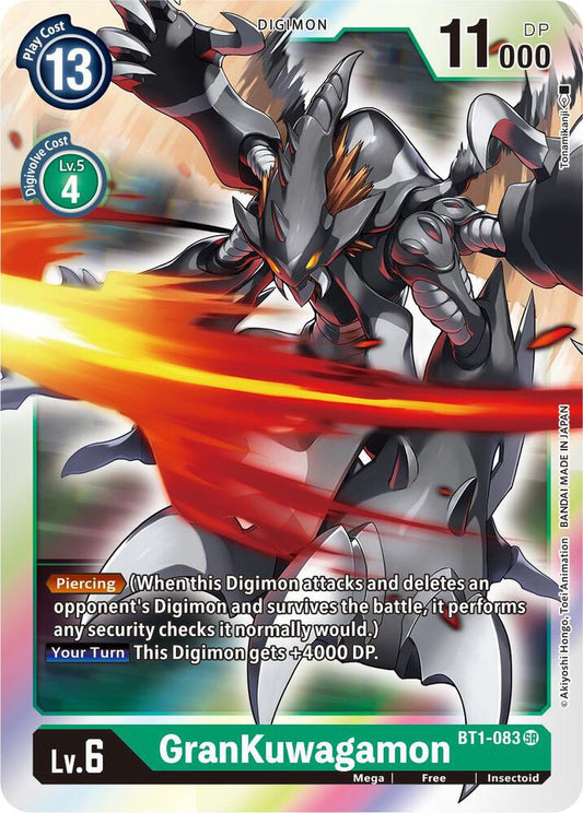 GranKuwagamon - Release Special Booster - Super Rare - BT1-083 SR