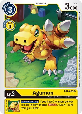 Agumon - BT2-033 - Release Special Booster - Common - BT2-033 C