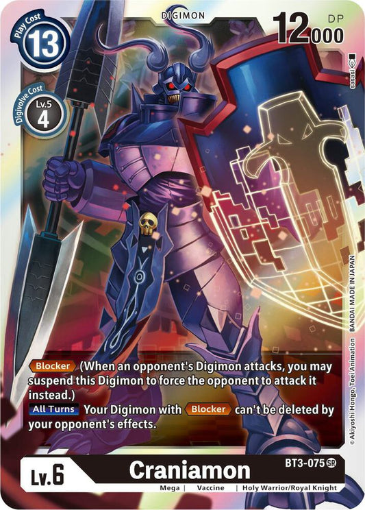 Craniamon - Release Special Booster - Super Rare - BT3-075 SR