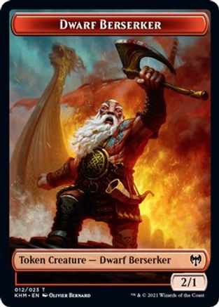 Dwarf Berserker Token - Kaldheim - T - 12