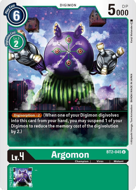 Argomon - BT2-045 - Release Special Booster - Uncommon - BT2-045 U