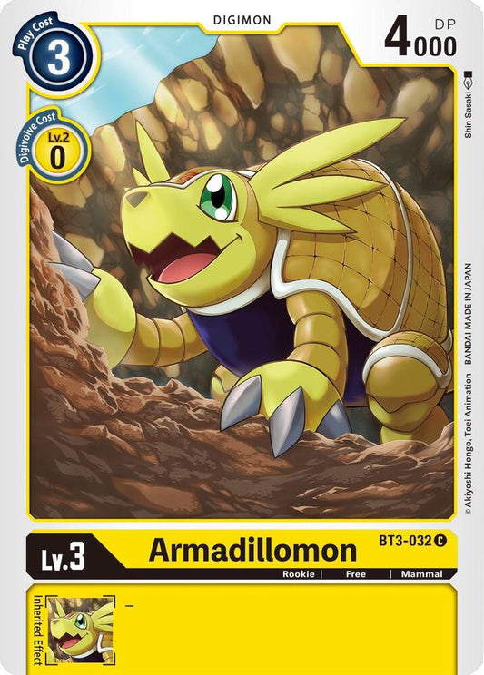 Armadillomon - BT3-032 - Release Special Booster - Common - BT3-032 C