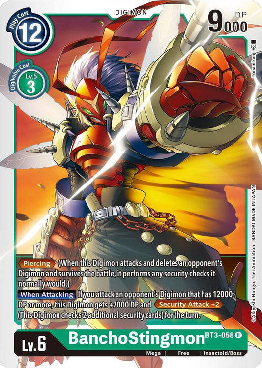 BanchoStingmon - Release Special Booster - Uncommon - BT3-058 U
