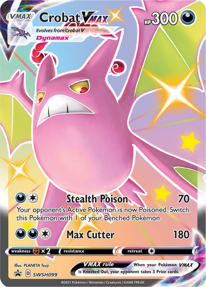 Crobat VMAX - SWSH099 - SWSH: Sword & Shield Promo Cards - Promo - SWSH099