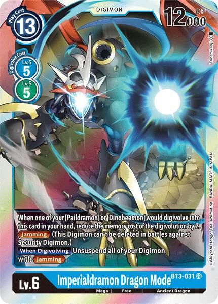Imperialdramon Dragon Mode - Release Special Booster - Super Rare - BT3-031 SR