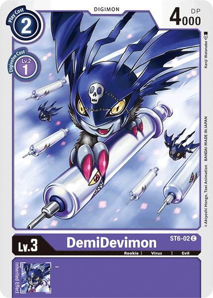 DemiDevimon - Starter Deck 06: Venomous Violet - Common - ST6-02 C