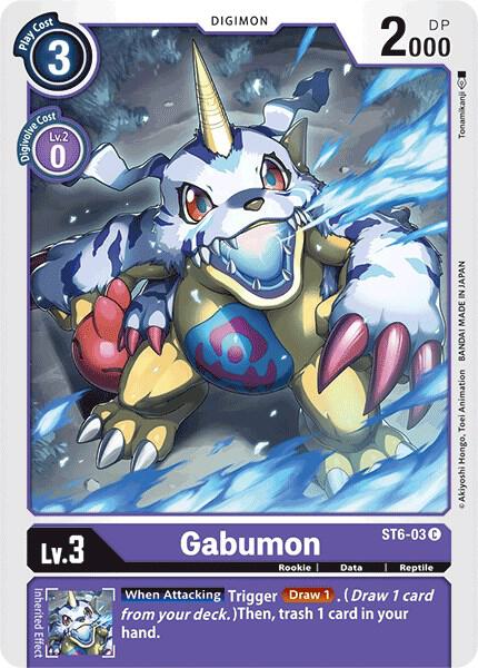 Gabumon - Starter Deck 06: Venomous Violet - Common - ST6-03 C
