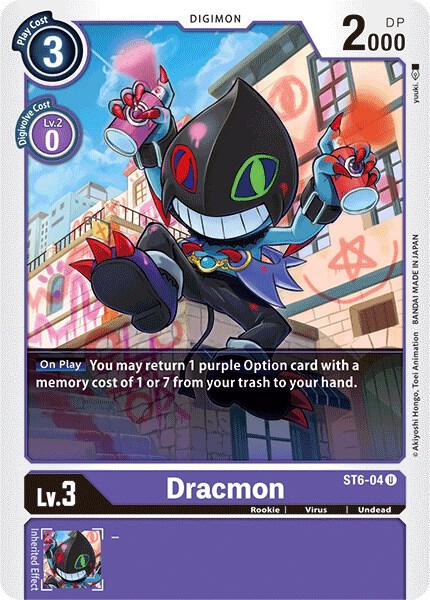 Dracmon - Starter Deck 06: Venomous Violet - Uncommon - ST6-04 U