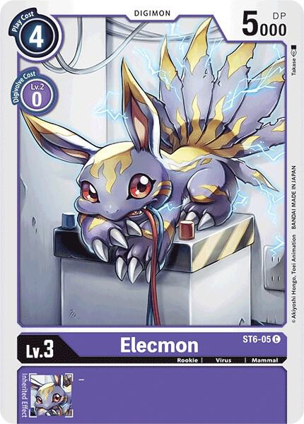Elecmon - Starter Deck 06: Venomous Violet - Common - ST6-05 C