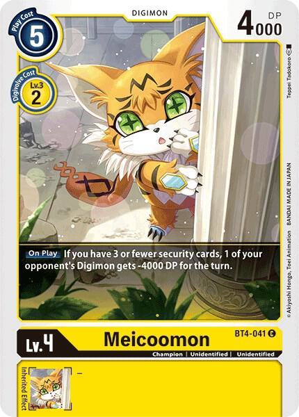 Meicoomon - Great Legend - Common - BT4-041 C