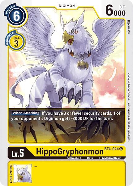 HippoGryphonmon - Great Legend - Common - BT4-044 C