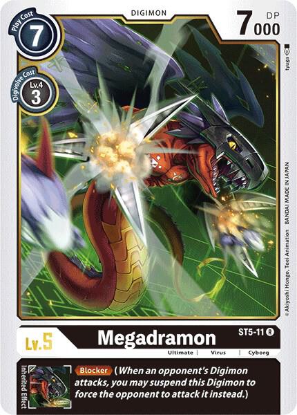 Megadramon - Starter Deck 05: Machine Black - Rare - ST5-11 R