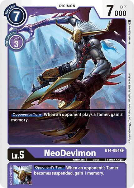 NeoDevimon - Great Legend - Common - BT4-084 C