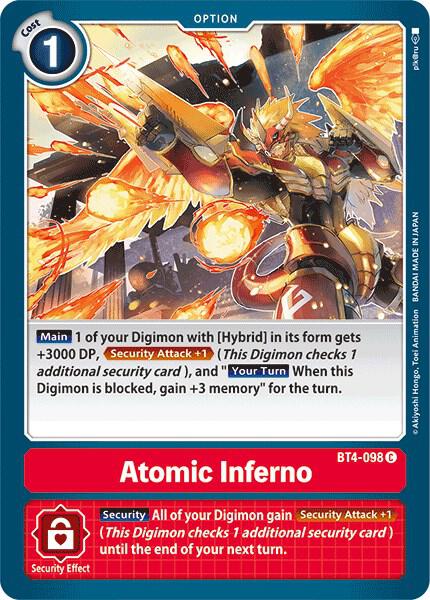 Atomic Inferno - Great Legend - Common - BT4-098 C