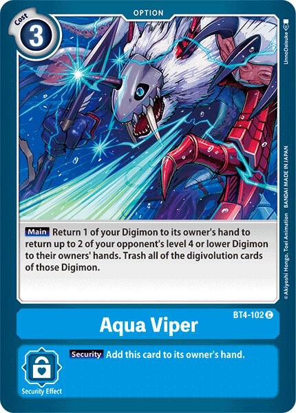 Aqua Viper - Great Legend - Common - BT4-102 C