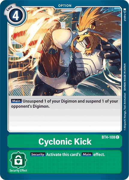 Cyclonic Kick - Great Legend - Common - BT4-108 C