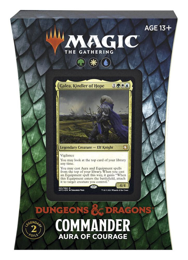 Adventures in the Forgotten Realms - Aura of Courage Commander Deck